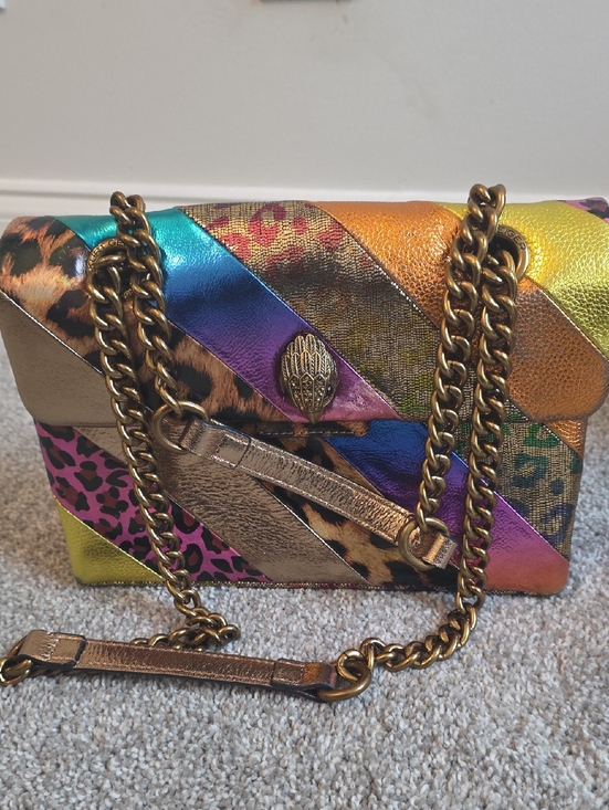 Kurt Geiger Handbags - Kurt Geiger Colorful Patchwork Chain Crossbody